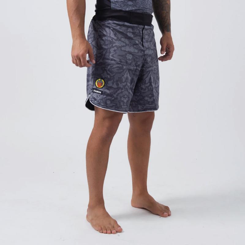 Maeda Urban Camo Shorts - grey